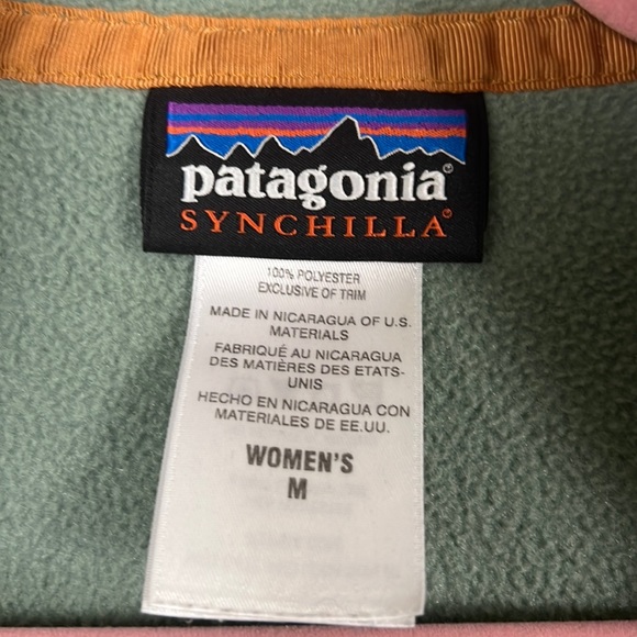 Patagonia Women’s Synchilla Snap-T Fleece Pullover. Size medium - Picture 4 of 7